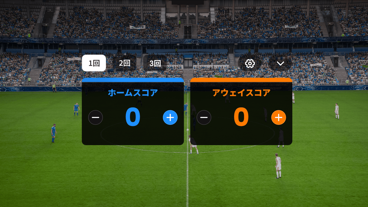 リアルタイムスコアボード